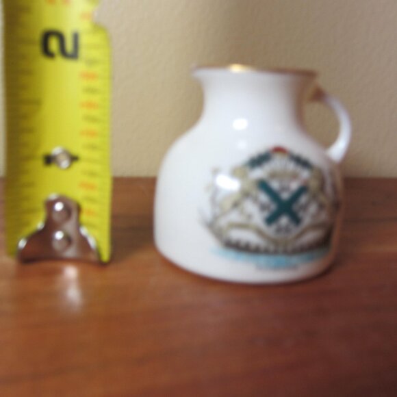 W.H. Goss crested heraldry china vintage Plymouth (GC077 Grace) - Picture 5 of 8